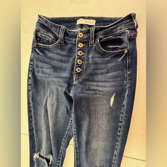 Kancan Button fly Norah High Rise Ankle Skinny Jeans - Picture 5 of 8